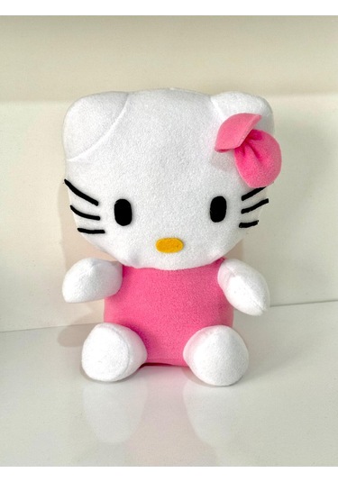 Joytoytr Hello Tatlı Kıyafetli Tatlı Peluş Oyuncak 30cm Pembe