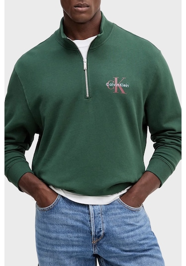 Calvin Klein Erkek Kazak Lv04rd244g Llg Yeşil Yeşil
