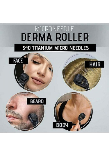Yifomall 1.5mm Mikro İğneli Yüz Ve Sakal Rulosu - Cilt Bakımı Ve Kıl Uzaması İçin Evde Kullanım