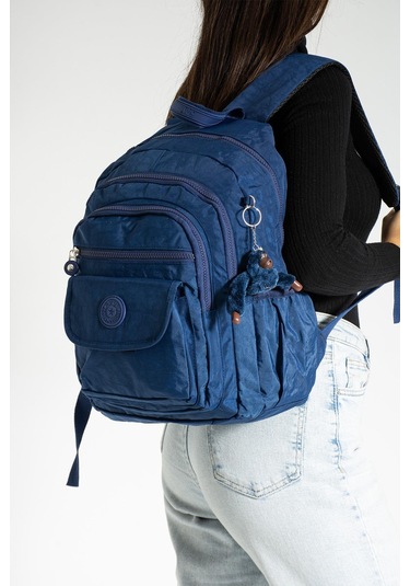 Orta Boy Sırt Çantası Ultra Hafif Çok Cepli Unisex Laci Model: 571-3j - Lacivert