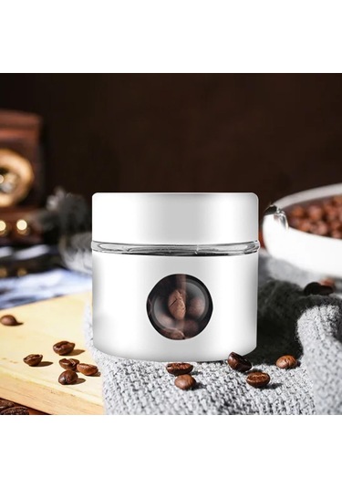 Suntek Fasulye Unu Beyaz Için Valfli Hava Geçirmez Kahve Teneke