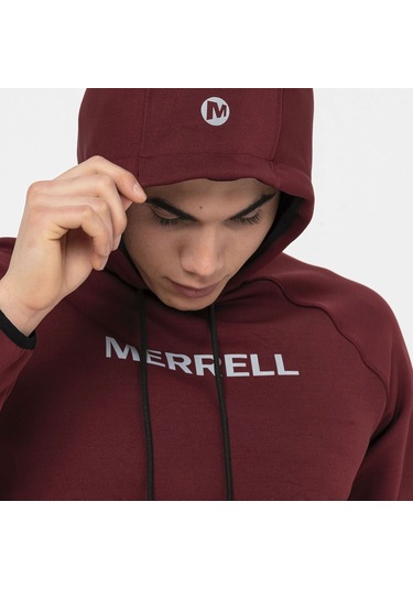 Merrell Search Erkek Sweatshirt Bordo
