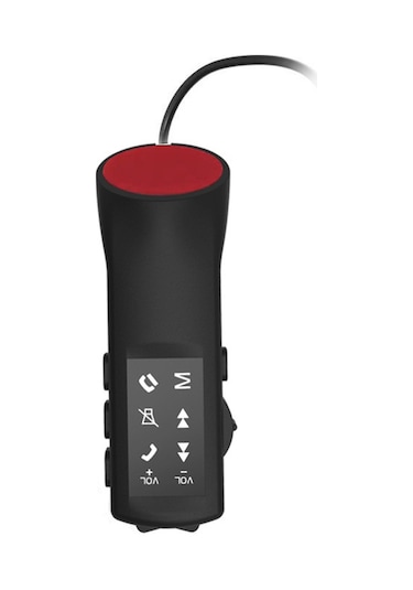 Fosenze Araba Direksiyon Kontrol Butonu 8 Tuşlu Işıklı Ekranlı Universal Android Multimedya Sistemi Uyumlu Siyah Abs+pc