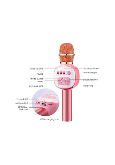 Reedark Çocuklar İçin Kablosuz Mikrofon Bluetooth Bağlantısı Renkli Işık Efektleri Gerçek Zamanlı Kulak İzleme Çıkarılabilir Lityum Pil İle Mavi Reedark Çocuklar İçin Kablosuz Mikrofon Bluetooth Bağlantısı Renkli Işık Efektleri Gerçek Zamanlı Kulak İzleme Çıkarılabilir Lityum Pil İle Mavi