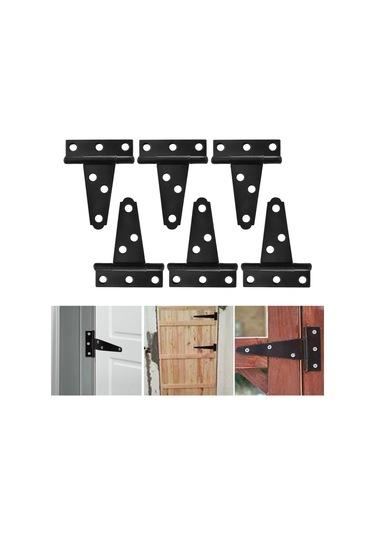 Suntek T Kayış Menteşe Paslanmaz Siyah Üçgen Ahır 2inç