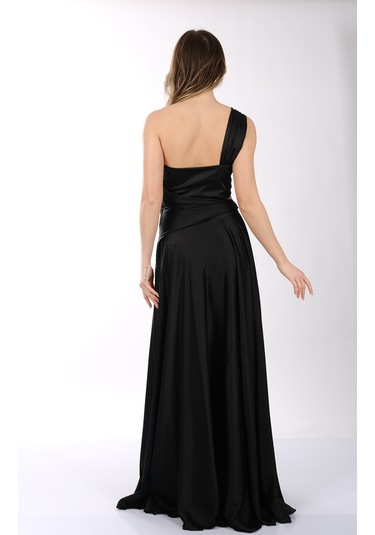 Abiye Elbise Dori 00kb7050 Siyah