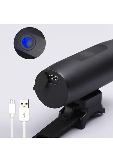 Singree "usb Şarjlı Bisiklet Farı Ve Stop Lambası - 300 Lümen, 2200mah Pil, Ipx4 Su Geçirmez"