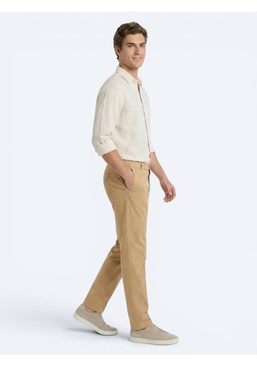 Kip Sarı Kumaş Jogging Fit Casual Pantolon
