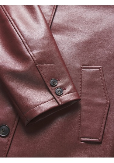 Kadin Dügmeli Ceket - Jackie - 12282022 Cabernet