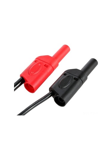 Moly 2 Adet 4mm Siyah-kırmızı Bağlantılı Oto Test İletkeni, 2.9m Bnc Erkek Bağlayıcı, Araç Sinyal Ölçümü İçin