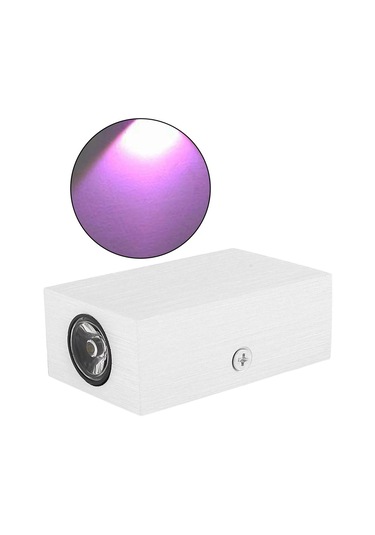 Suntek Led Duvar Işık Yukarı Aşağı Lamba Aplik Aydınlatma Mor Işık Mor