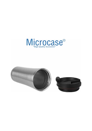 Microcase AL3677 6 Saat Sıcak Soğuk Tutan Paslanmaz Çelik Termos 500 ML Gümüş