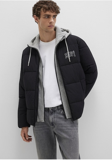 Mavi - Siyah Ceket 0110662-71379 Siyah