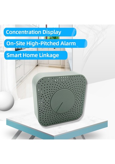 Ranyeek Tuya Wifi Akıllı Karbon Monoksit Co Algılayıcı - Gerçek Zamanlı Yoğunluk Tespiti, 80db Alarm, Usb Besleme, Uygulama Entegrasyonu