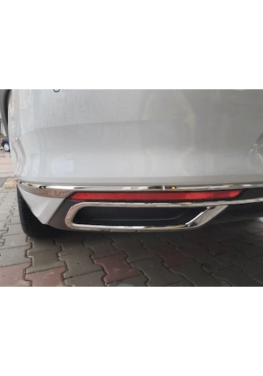 Vw Passat B8.5 Krom Difüzör Egzoz Çerçeve 2 Prç P.çelik 2019 Üstü