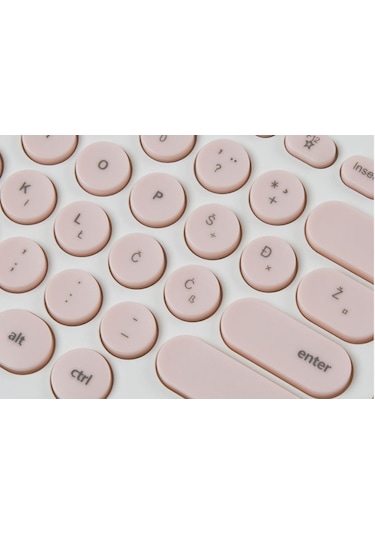 Everest KM-01K Usb Yuvarlak Tuşlu 3D Mouse Combo LC Layout Klavye Mouse Set