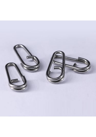 MSO Olta Balıkçılık Paslanmaz Çelik Oval Split Ring Klips