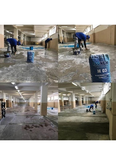 Isonem M03 Su Geçirimsiz Elastik Tamir Harcı 20 Kg Gri