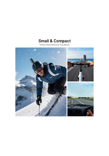 1080p Mini Vücut Aksiyon Kamerası Wifi Kask-motosiklet-gidon-araç Uyumludur