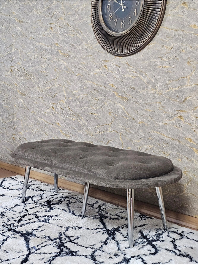 Ufo Oturak Bench - Krom Kaplama Sivriltme Ayak - Oturak - Bench - Çok Renkli