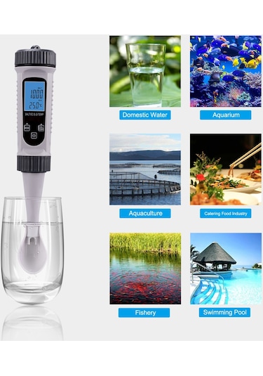 Lepmerk 4 İn1 Dijital Su Test Cihazı