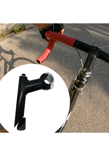 Suntek Dağ Bisikleti Quill Gövde 25.4 Mm Alüminyum Alaşımlı Siyah