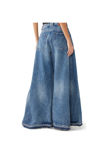 Mrs. Keepa Kısa Paça Kot Pantolon Mavi