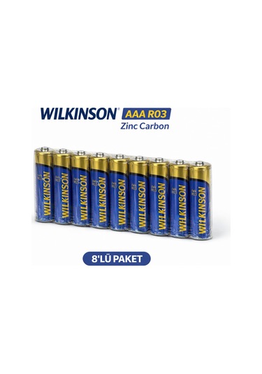 Wilkinson Aaa R03 İnce Pil Zinc Carbon Ultra Energy 2 Li 4 Paket