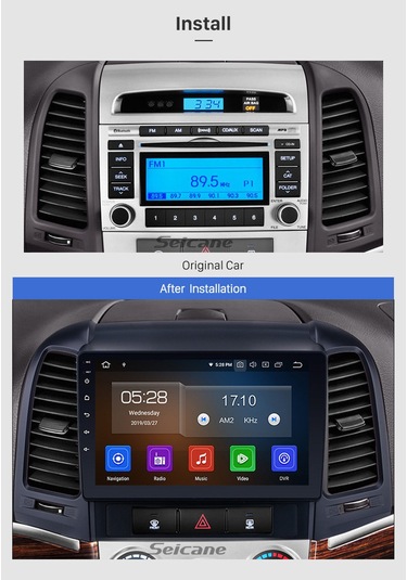 Hyundaı Santafe 2006-2012 Multimedya Navigasyon Usb Kamera Carplayer