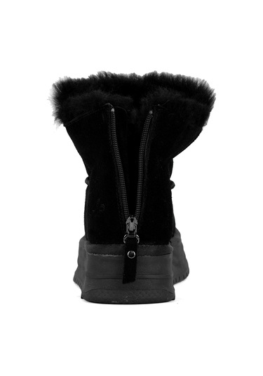 Guja 24k156-2 Kadın Düz Bot Siyah Siyah