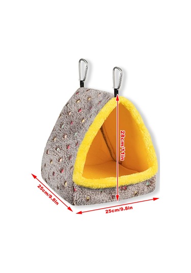 Leezsing Kuş Evi Kuş Yataklığı Kışın Papağan Gine Domuzu Çinçilya Kirpi İçin Kafes Peluş