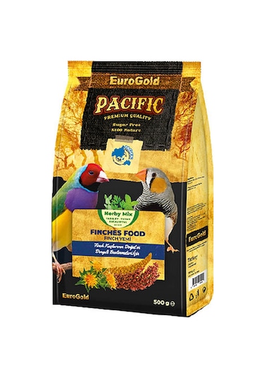 Eurogold World Pacıfıc Fınch Yemı 500 Gr. X 2 Adet