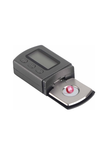 Lemestar Siyah Plak Kalem İzi Gücü Ölçer - Gri Renk, Lcd Ekran, Mavi Arka Işık, Otomatik Kapatma, Hassas Ölçüm Pil Dahil Değil