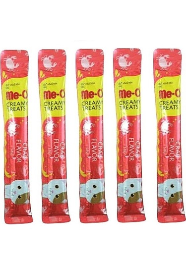 Me-O Yengeçli Kedi Likit Kedi Ödül Maması 5 x 15 G