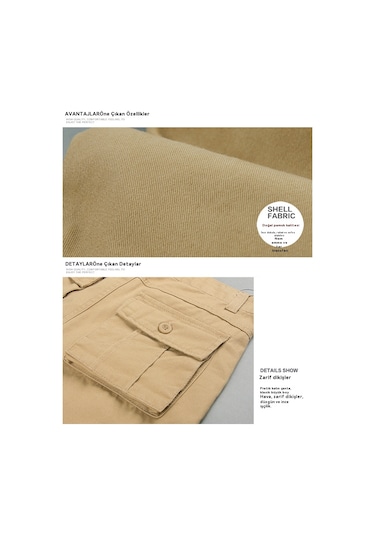 Erkekler 3d Outdoor Altı Cepli Tulum Sarı