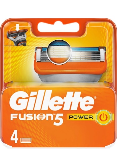 Gillette Fusion5 Power Yedek Başlık 4'lü
