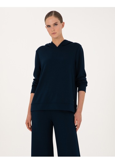 Pierre Cardin Kadın Lacivert Sweatshirt 50314972-vr033 Lacivert