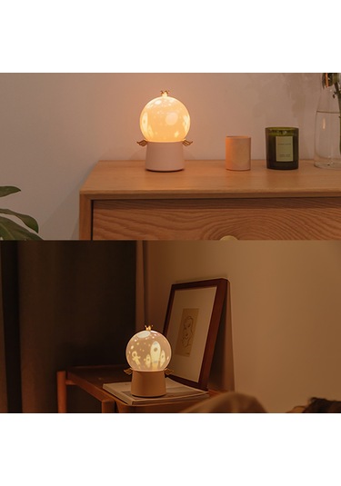 Wezone Pembe Projektör Işık Ve Müzik Kutusu - 3 Işık + 6 Film Seçeneği, Abs Malzeme, 8 Saat Çalışma Süresi Diğer