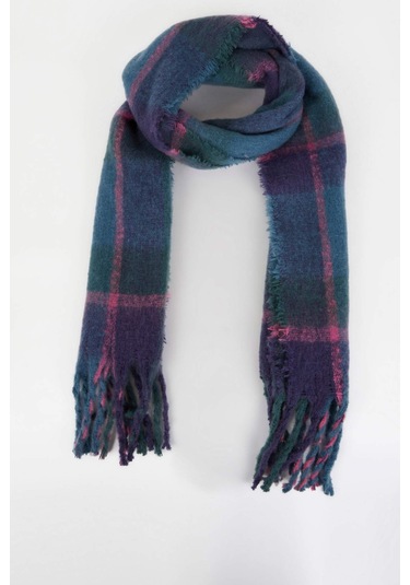 DeFacto Kadın Kareli Kalın Dokuma Atkı A6634AX24WNNV112