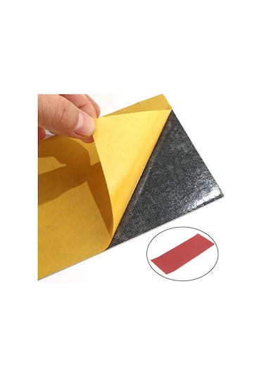 Homyl Kauçuk Ayakkabı Tabanları Tamir Yamaları Taban Koruyucu Kırmızı