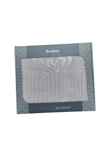Özdilek Prestige Çift Kişilik Battaniye 220x240 Kristal Gri Yeni Gri
