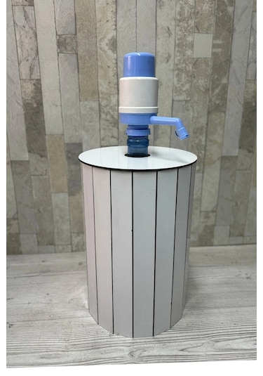 Dekoratif Damacana-gizleme-saklama-kutusu-dolabı-kılıfı-bezi Turkuaz