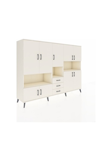 Hyperion Dolap 13 Raflı 3 Çekmeceli 9 Kapaklı 220x44x163 Aytaşı-a Aytaşı-aytaşı