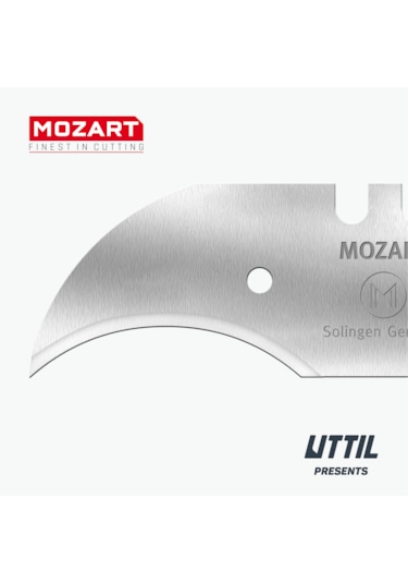 Mozart Blades 160.065 Yarım Ay Konkav Bıçak 10'lu Yedek