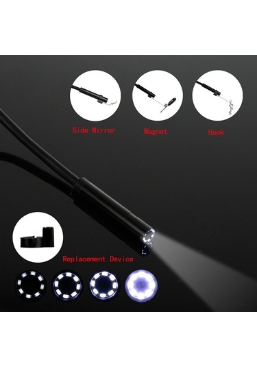 Dancemonkey Geek Profesyonel Muayene Endoskopu, Endüstriyel Kullanım İçin, Beyaz, Model Xyz, 30cm, İş Yeri Personeli