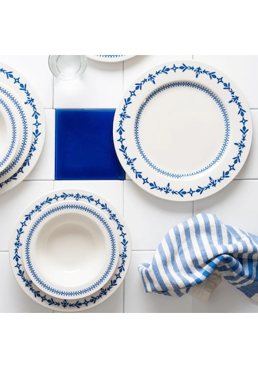 Porser Blue Orbit 24 Parça Yemek Takımı