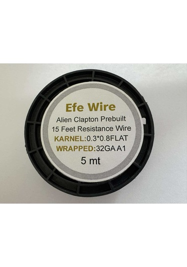 Alien Clapton Efe Wire Flat Prebuilt Makara Tel 5 Metre