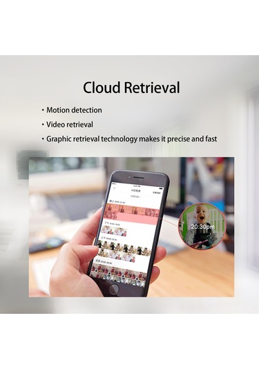 Singree Gece Görüşü, İki Yönlü Ses Ve Hareket İzleme Özellikli Akıllı Bebek Kamerası Mobil Bildirimler Ve Bulut Depolama