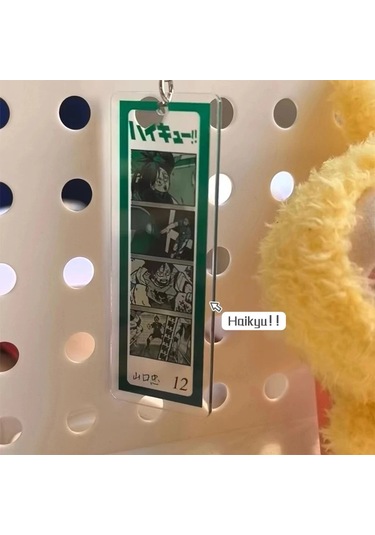 Shmacaxhaikyuu Anime Karikatür Akrilik Anahtarlık - Dekoratif Aksesuar Ve Hediyegri