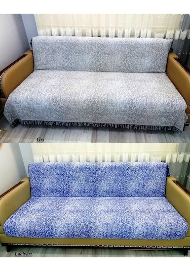 Pamuklu Kaymaz Ebruli Koltuk-Çekyat Örtüsü (13 Renk)